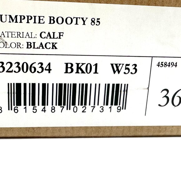 Christian Louboutin PUMPPIE BOOTY 85 Leather Ankle Boots Heels Black - Picture 15 of 15